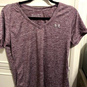 Women's Under Armour UA Tech™ Twist V-Neck - Misty Purple